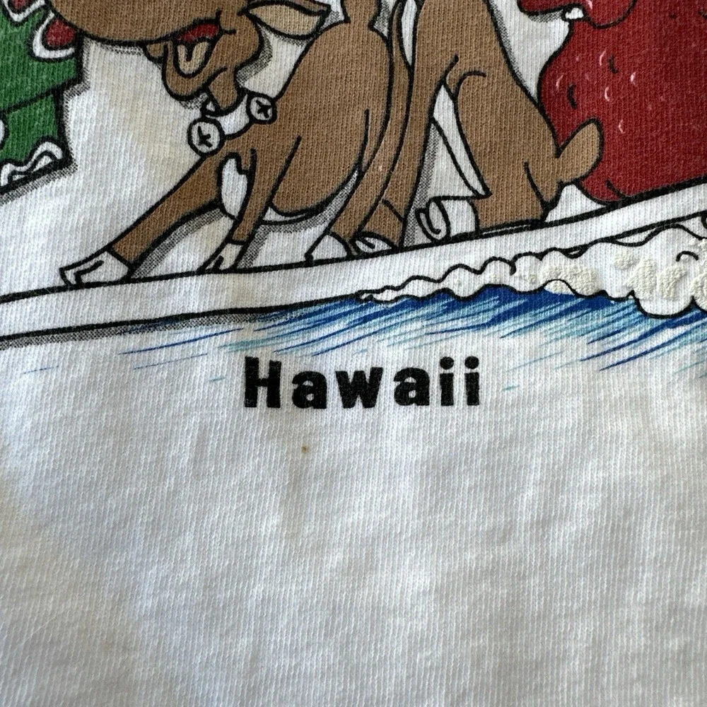Delta T Shirt Size XL Christmas Santa Clause Mele Kalikimaka - Picture 13 of 13